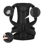 Black Posture Corrector Belt
