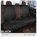 Black Quilted Leather Car Seat Covers