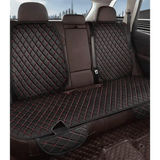 Black Quilted Leather Car Seat Covers