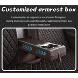 Black Quilted Leather Car Seat Covers