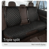 Black Quilted Leather Car Seat Covers
