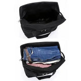 Black Rolling Foldable Luggage Bag Ultimate Travel Companion
