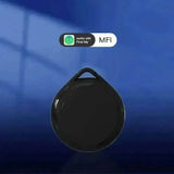 Black Square Bluetooth Long Distance Tracker