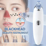 Blackhead Vacuum Remover, Powerful Portable Facial Pore Cleaner With 4 Probes