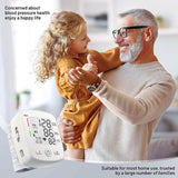 Blood Pressure Monitor Digital Wrist BP Machine Automatic BP Cuff with 2 Users 180 Memory Voice Large LCD Display