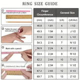 Blue Bead Decor Ring