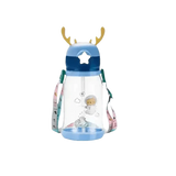 Blue Dinosaur Antler Kids Water Sippy Cup for Kids Creative Cartoon