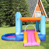 Blue Elephant Bouncy Castle House with 350W Blower