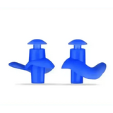 Blue Silicone Water Sports Earplugs Hypoallergenic
