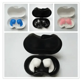 Blue Silicone Water Sports Earplugs Hypoallergenic