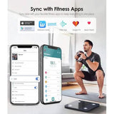 Bluetooth Digital Bathroom Scale with Heart Rate Tracking High-precision BMI Smart Scale