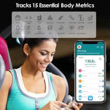 Bluetooth Digital Bathroom Scale with Heart Rate Tracking High-precision BMI Smart Scale