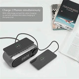 Bluetooth Speaker Wireless Charger with Alarm Clock