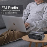 Bluetooth Speaker Wireless Charger with Alarm Clock