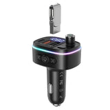 Bluetooth V5.0 FM Transmitter USB Car Charger