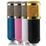 BM-800 Condenser Sound Recording Microphone with Shock Mount for Radio Braodcasting