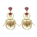 Bohemia Earrings For Women Metal Gold-Plated Beatles Personality Vintage Trend Jewelry Cute Insects Diamonds Trending Products