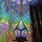 Bohemian Diamond Pole Star Projector Night Light