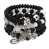 Bohemian Layered Beaded Bracelet