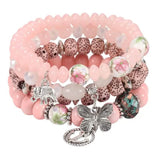 Bohemian Layered Beaded Bracelet