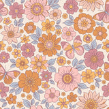 Retro Vintage Flowers Boho Dress
