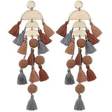 Boho Long Tassel Fringe Earrings