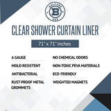 Bolford Shower Curtain & Rod Set
