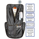 Bolford Travel Garment Bag For Business Trips And Travel With Padded Computer Pocket