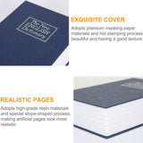 Book Safe with 3-Digit Combination Lock Storage Box
