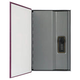 Book Safe with 3-Digit Combination Lock Storage Box