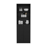 Bookcase Dual-Door Benzoni, Office, Black
