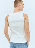 Bottega Veneta Men Rib Jersey Tank Top