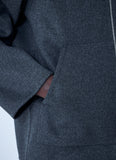 Bottega Veneta Men Double Face Wool Hooded Jacket