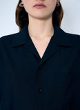 Bottega Veneta Women Wool Camp Collar Shirt