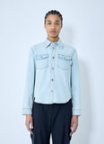 Bottega Veneta Women Extra Bleach Denim Shirt