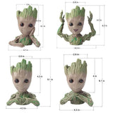 Boxod Treeman Baby Groot Succulent Flower Pot with Hole Pen Holder