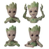 Boxod Treeman Baby Groot Succulent Flower Pot with Hole Pen Holder