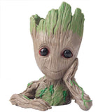 Boxod Treeman Baby Groot Succulent Flower Pot with Hole Pen Holder