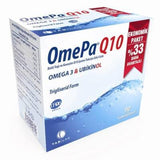 OmePa Q10 Omega-3 Ubiquinol Dietary Supplement for Heart & Brain Health - 90 Softgels