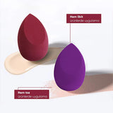 Görkito Makeup Sponge - Burgundy, Beauty Blender for Flawless Makeup Application