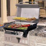 Broilmaster P3X Super Premium Cast Aluminum Gas Grill With Flare Busters, Griddle And Smoker Shutter (SAK98194)