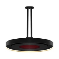 Bromic Heating Eclipse Smart-Heat™ 28-Inch Dual Element 240V Electric Infrared Patio Heater W/ Twin Pole, 2900W [BH0920001-1] (SAK41624)