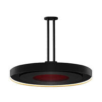 Bromic Heating Eclipse Smart-Heat™ 28-Inch Dual Element 240V Electric Infrared Patio Heater W/ Twin Pole, 2900W [BH0920001-1] (SAK41624)