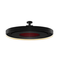 Bromic Heating Eclipse Smart-Heat™ 28-Inch Dual Element 240V Electric Infrared Patio Heater W/ Twin Pole, 2900W [BH0920001-1] (SAK41624)