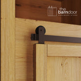 Mini Straight Top Mount Barn Door Hardware
