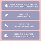 Brooklyn Botany Brown Sugar Body Scrub - Moisturizing and Exfoliating Body, Face, Hand, Foot Scrub - Fights Acne, Fine Lines & Wrinkles, Great Gifts For Women & Men - 10 oz