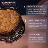 Brooklyn Botany Brown Sugar Body Scrub - Moisturizing and Exfoliating Body, Face, Hand, Foot Scrub - Fights Acne, Fine Lines & Wrinkles, Great Gifts For Women & Men - 10 oz