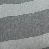 Brooklyn Flat Herringbone Wide Striped Grey Comforter Set