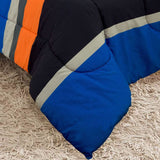 Brooklyn Flat Rugby Stripe Bed-in-a-Bag Set