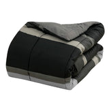 Brooklyn Flat Rugby Stripe Bed-in-a-Bag Set